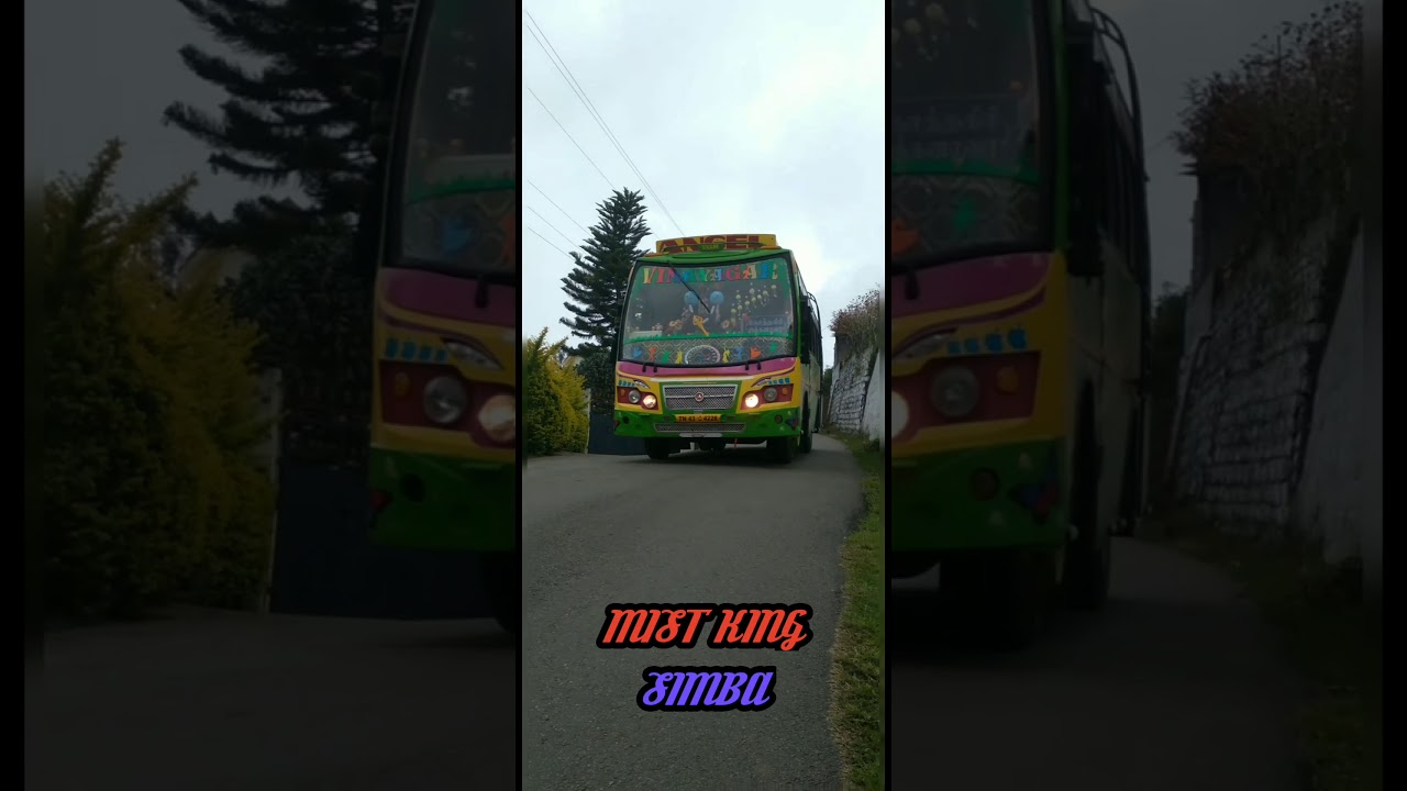 Ooty komban bus mist king simba Kerala tourist bus viral song