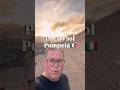 O sol se despede iluminando ruínas de quase 2 mil anos #pordosol #pompei #italia #emoção #alegria