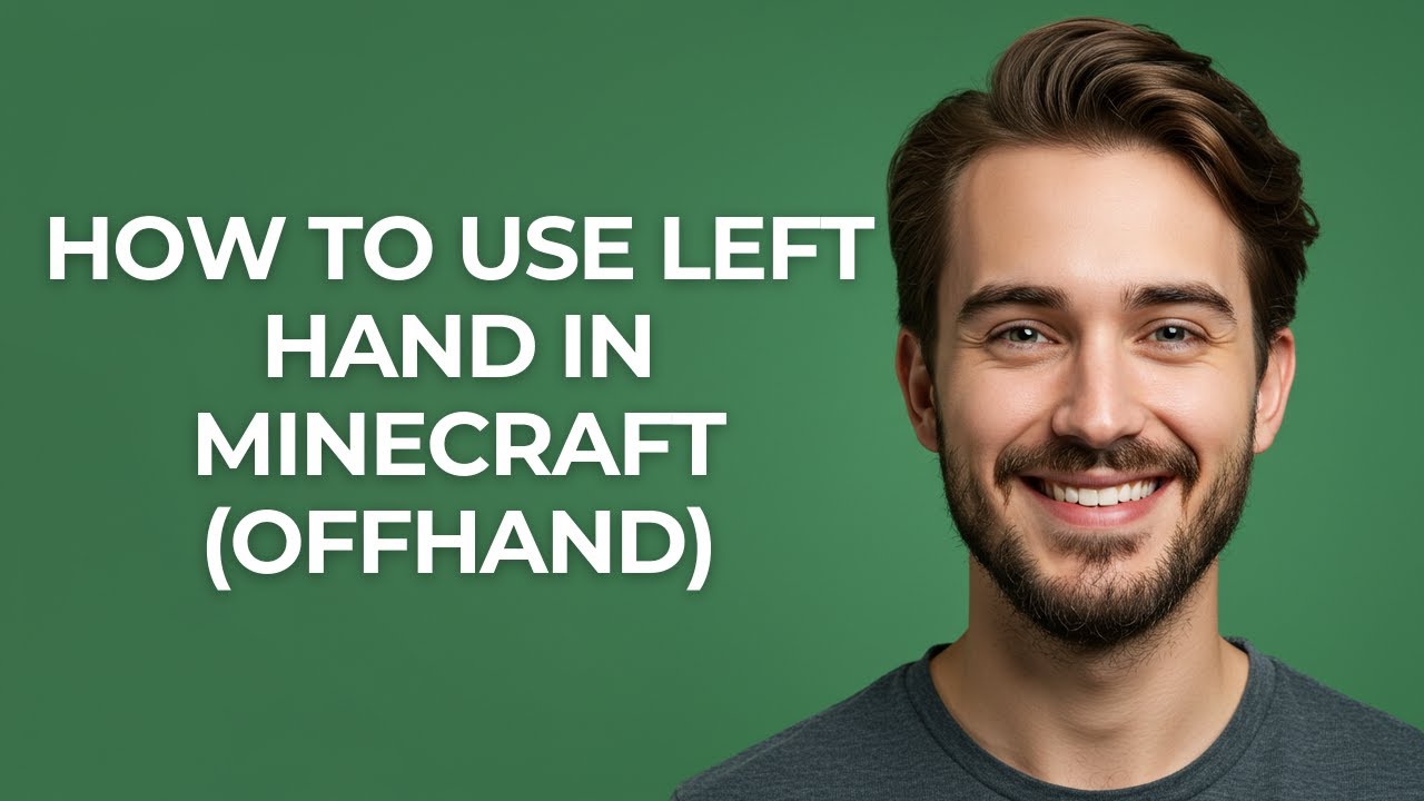 Offhand Note Guide How To Use Left Hand In Minecraft (Offhand) - GUIDE! - YouTube