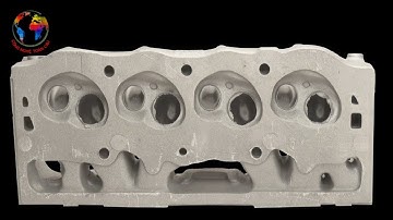 Công nghệ đúc nắp động cơ ô tô | casting cylinder head