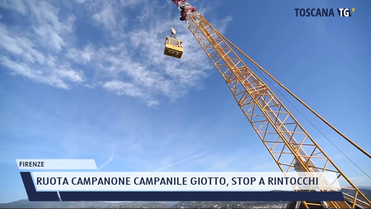 2021-11-08 FIRENZE - RUOTA CAMPANONE CAMPANILE GIOTTO, STOP A RINTOCCHI