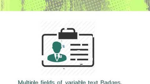 Types of name badges