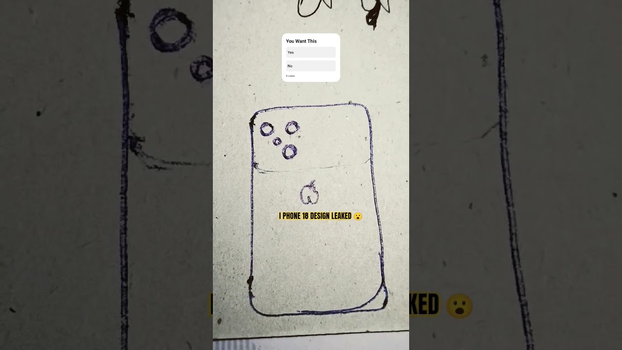 I PHONE 18 DESIGN LEAKED 😮