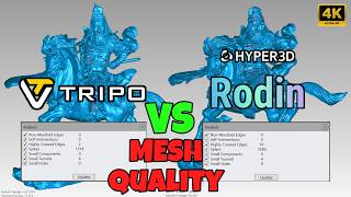 Which AI Makes Better Meshes Rodin vs Tripo3D 2026 Benchmark #3dgenai #tripo3d #hyper3d #rodin