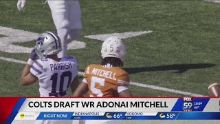 Colts draft Texas WR Adonai Mitchell in the 2nd round of the NFL Draft