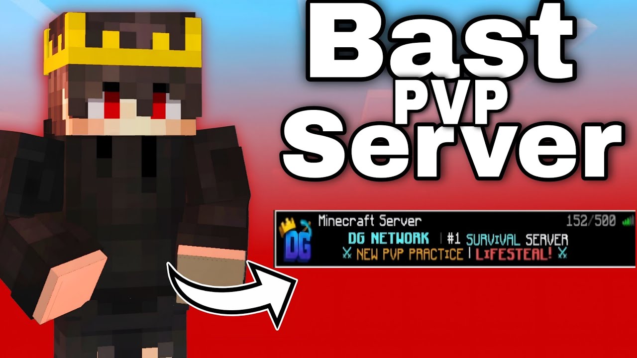Best Minecraft PvP Server MCPE + Java | Cracked & Low Ping
