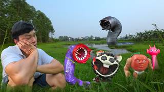 Swamp Hunting And Tracking The Fierce Sharp Toothed Purple Worm | Thunder Car Toy
