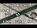 Спінінг Favorite X1.1 762-M (2023) 2.29m 7-21g Fast (General Light)