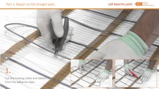 How fast and easily you can repair a heating cable (by Special systems and technologies, sst-iwarm)