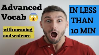 ELEVATE YOUR WORD GAME | In less than 10 minutes | BOMBASTIC WORDS