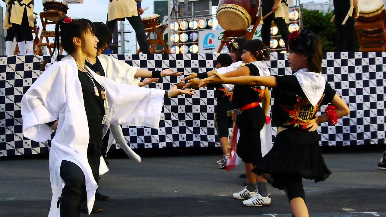 2013年 清水みなと祭り総踊り 二日目 かっぽれ・フラメンコ