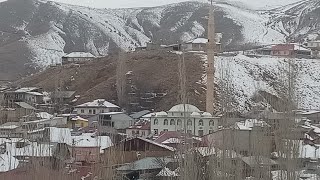 Sarıca köyü kış manzaraları eşliğinde Resimi