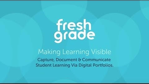 FreshGrade Launch Video