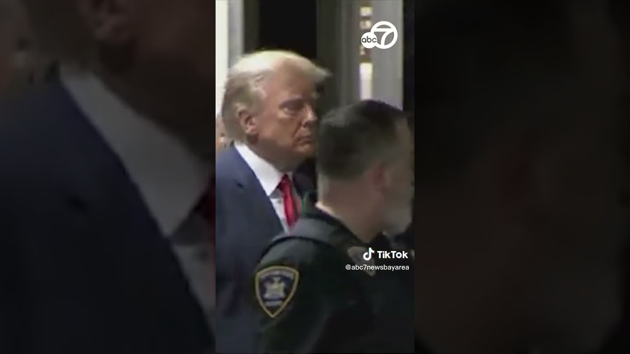 Former Pres. Trump enters courtroom ahead of arraignment