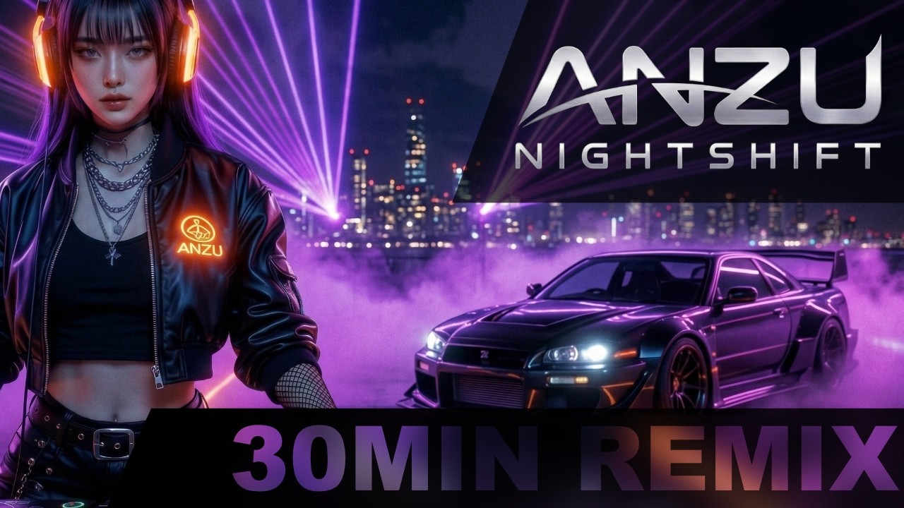 Midnight Drive 🌒 Deep House MegaMix | Night Drive Music | Neon City Nights | Anzu Nightshift