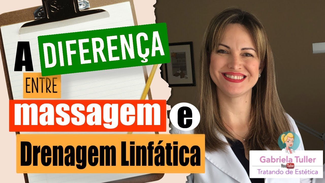 A Diferença entre a Massagem e a Drenagem Linfática!