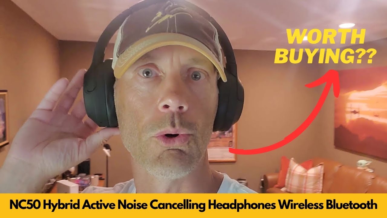 Cuffie NC50 Over-ear Con ANC Ibrido – Bluetooth 5.3, Batteria 65h, EQ Personalizzabile E Multipoint