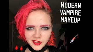 Modern Vampire Makeup (Halloween 2020) | Charlie Black screenshot 4