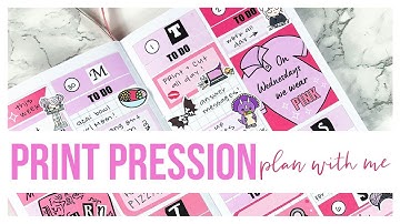 Plan With Me | Print Pression Weeks | Mean Girls!