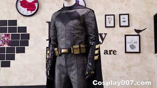 Justice League Batman cosplay costume detail overview