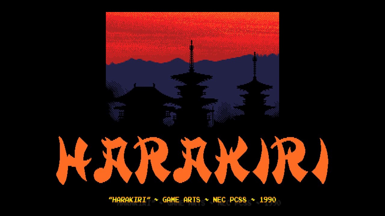 [NEC PC88] - "Harakiri" - Intro