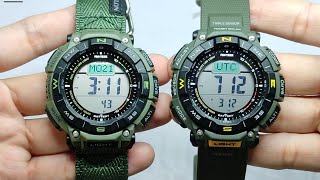 Casio Protrek PRG-340B-3 vs Casio Protrek PRG-340-3