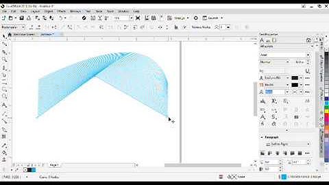 HOW TO CREATE LINE WAVE IN CORELDRAW