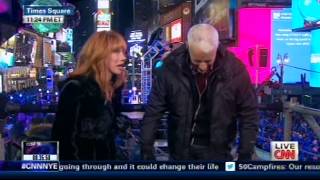 CNN New Years Eve Coverage 12/31/13 - Anderson Cooper &Cathy Griffin Pt 2