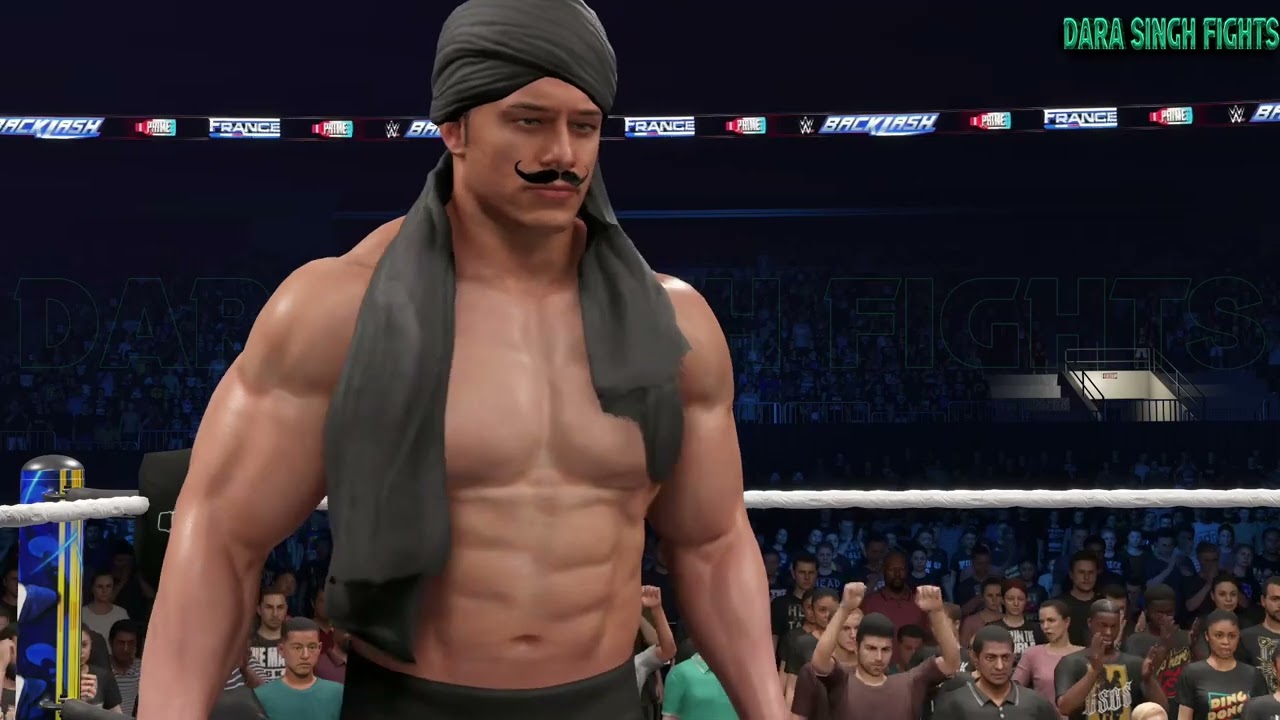 Полный матч Дара Сингх против Шарлотты Флэр.