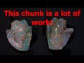 Complex Coober Pedy Opal Carving (Jullian Stavreas Opal Part 2 Inclusion Removal)