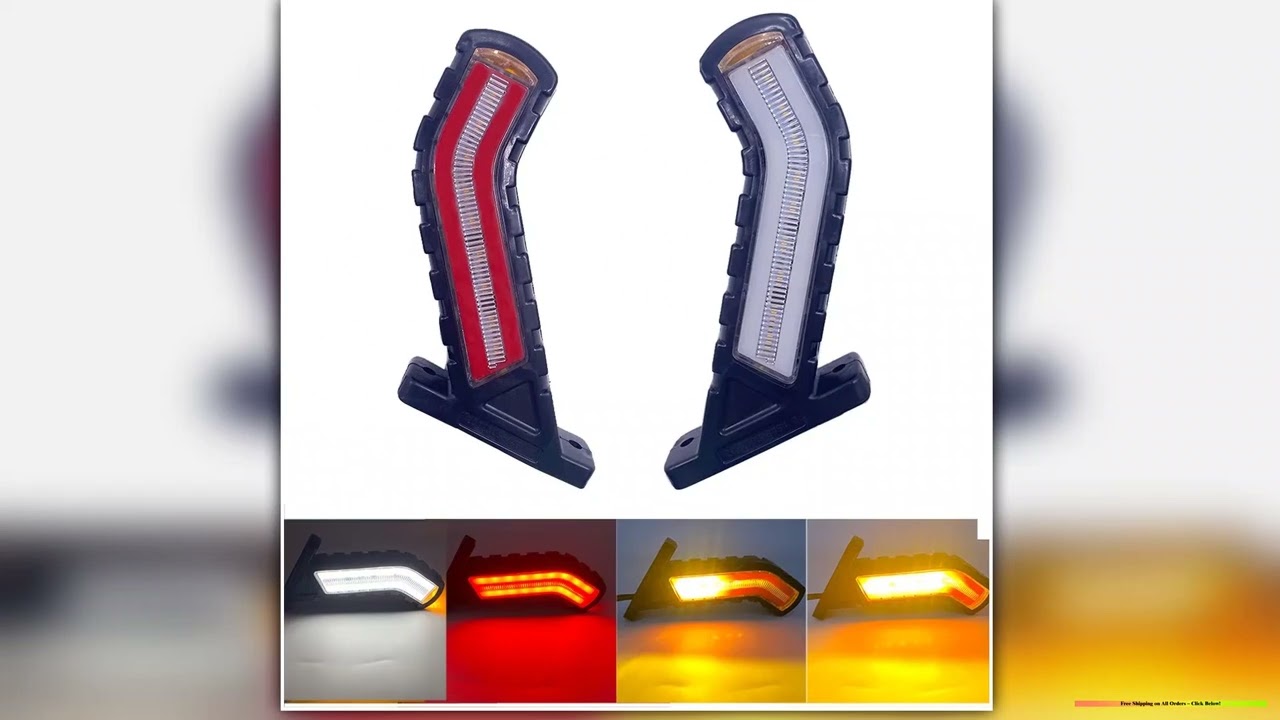 New Waterproof Trailer LED Outline Marker Truck Light Side Marker 12V24V Lighting Neon Stalk Side M