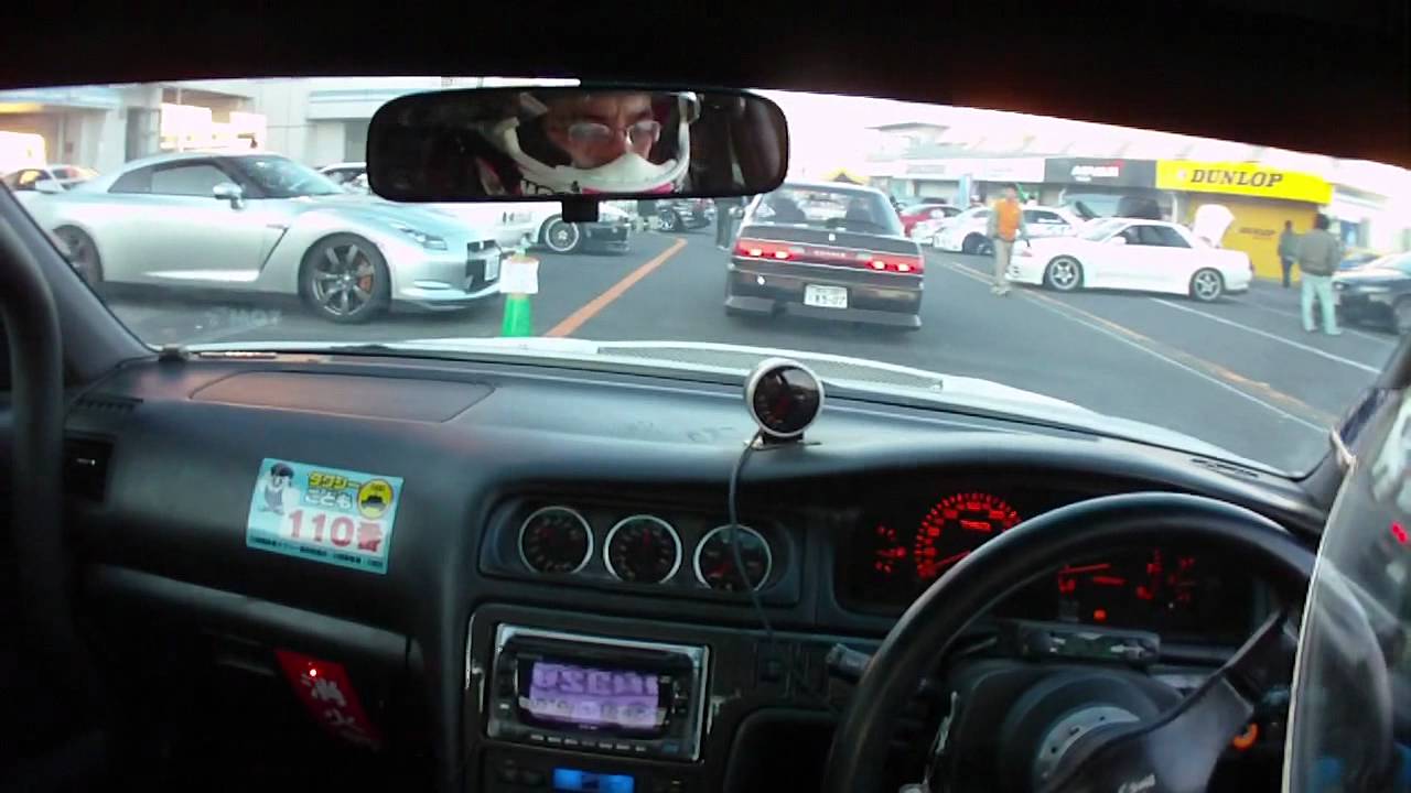 JZX100 drifting at Tsukuba 筑波サーキット本コースJZX100