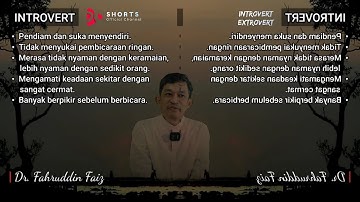 Dr. Fahruddin Faiz : Seorang Introvert dan Extrovert