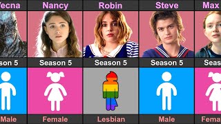 Stranger Things 5 Character Gender | Season 1,2,3 & 4