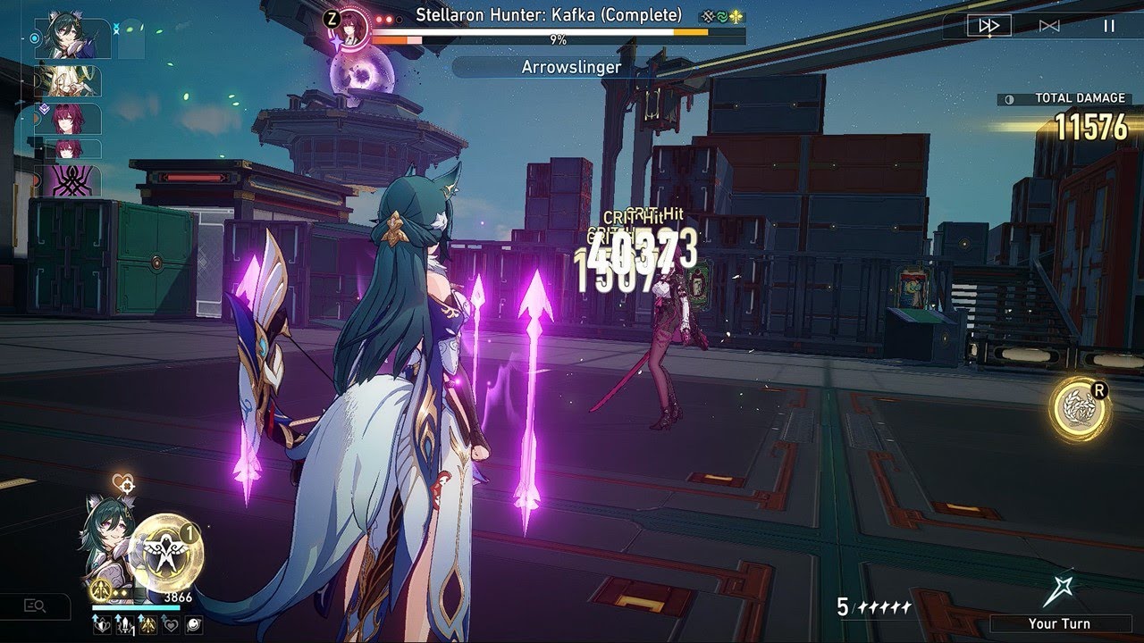 Yukong Solo vs Kafka The Abundance Path - Honkai Star Rail