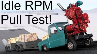 Engine Is So Big, You Don't Need A Throttle Pedal! BeamNG. Drive