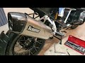 BMW R 1250 GS  Akrapovic Exhaust fitting and sound