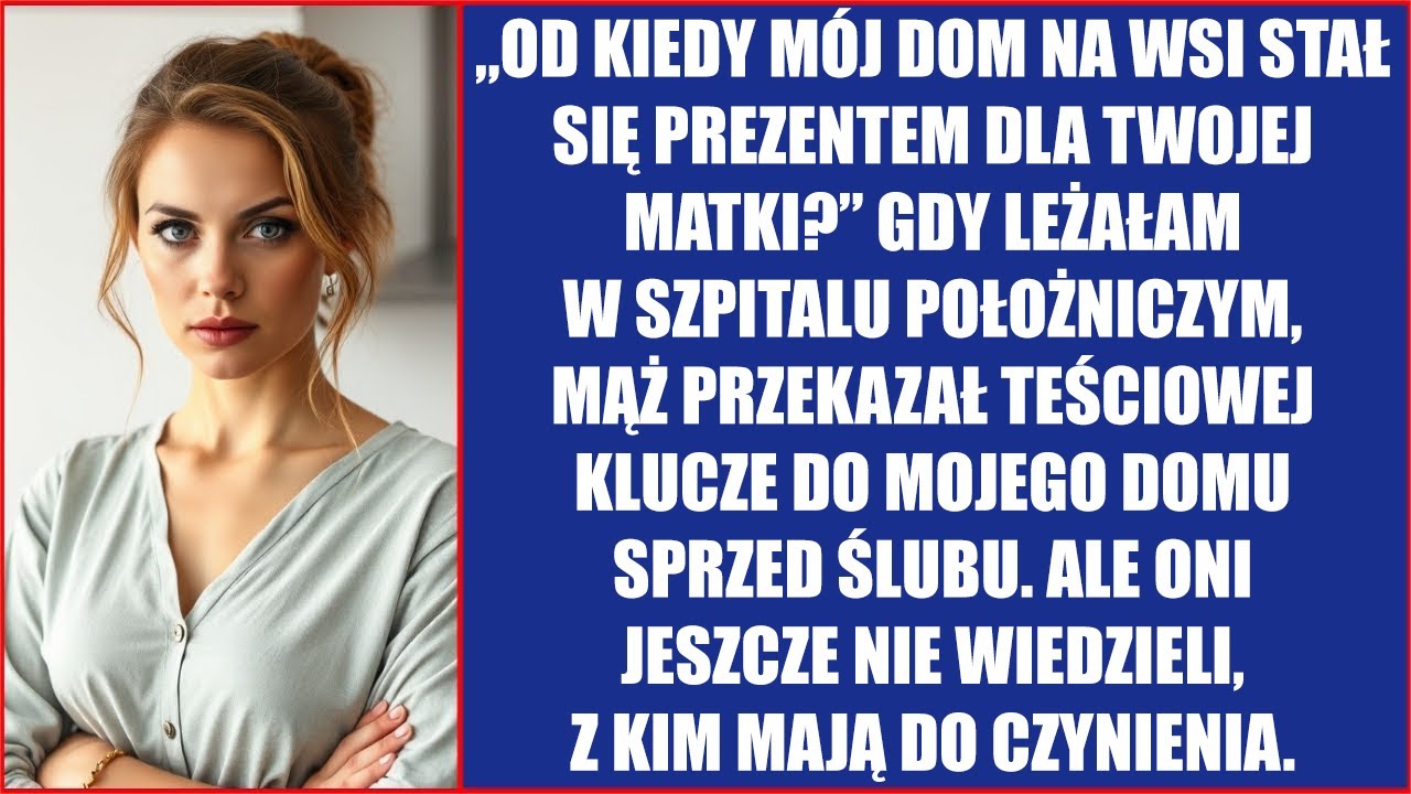 „Od kiedy mój dom na wsi stał się prezentem dla twojej matki” — zdziwiłam się po wypisie ze szpitala