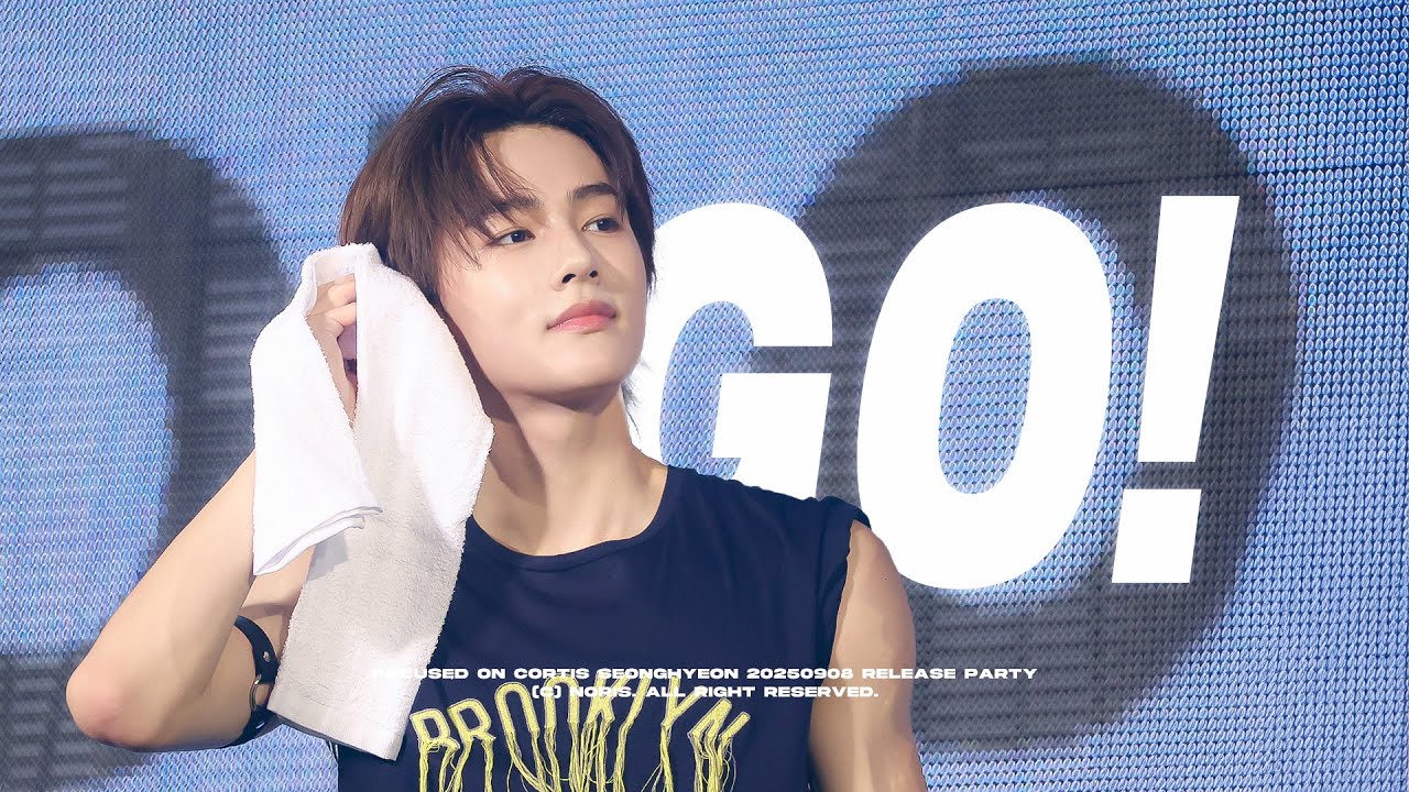 [4K] 20250908 GO! | release party | 성현 (CORTIS SEONGHYEON) FOCUS CAM