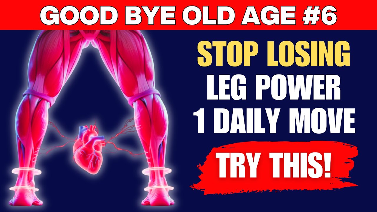 За 60? Делайте это упражнение каждый день, чтобы ноги стали сильнее — это лучше, чем просто ходит...