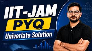 IIT-JAM PYQ Univariate Solution | Artificial intelligence in solving PYQs? Mathstats @8810409392