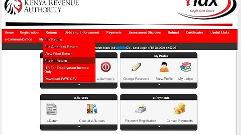 How To File KRA Nil Returns (Income Tax Individual IT1 Nil Return)
