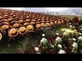 UEBS WW2 Hero & 300 Sartans vs ZOMBIES!  (Ultimate Epic Battle SImulator Gameplay)