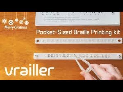 Vrailler: The Most Affordable DIY Braille Printing Kit | Tech StartUp