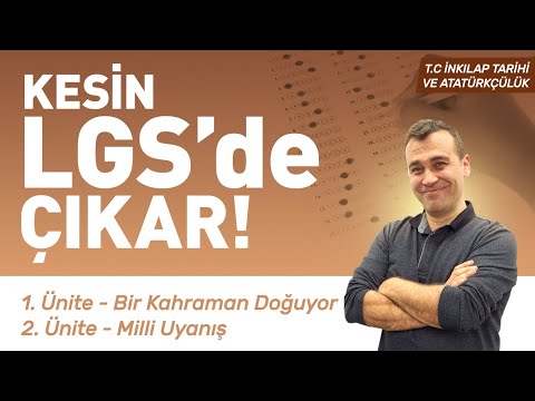 Kesin LGS'de Çıkar: 8. Sınıf İnkılap Tarihi - Full Konu Anlatımı ve LGS 2024 Kampı Genel Tekrar #1