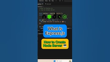 Express.js in 60 Seconds Create Your First Server | Node.js #shorts