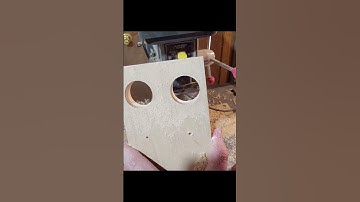 Drilling with a Forstner bit is SO SATISFYING #shorts