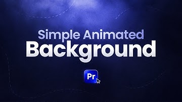 Premiere Pro Animated Background Tutorial (Free Template)