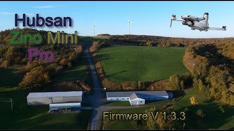 Hubsan zino mini pro new firmware (ver 1.3.3) test flight