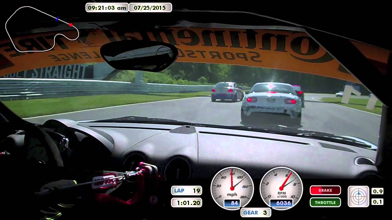 In Car Video - IMSA/Continental Tire Challenge - Lime Rock Park 2015 - DeMan Motorsport Highlights